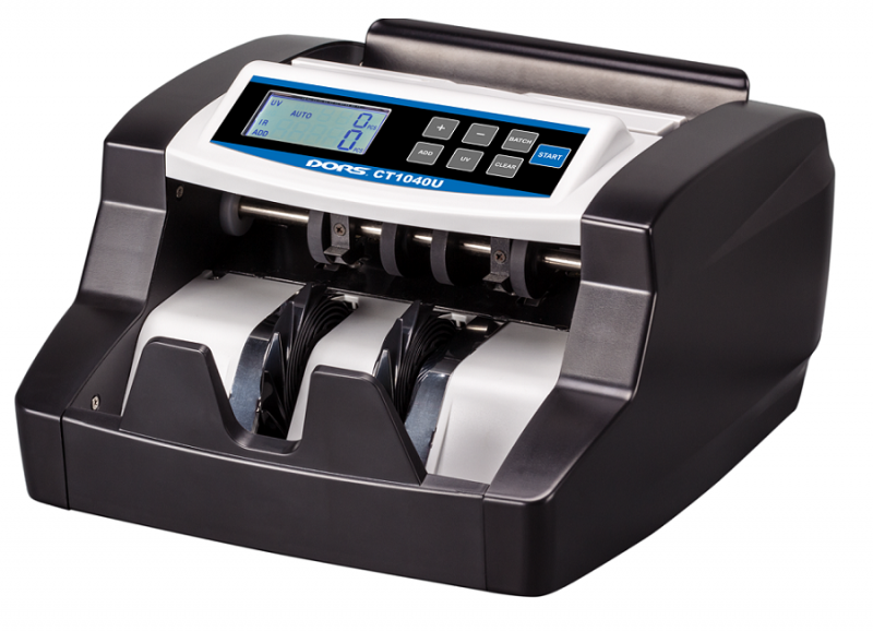 Счетчик банкнот Dors CT1040UM, мультивалюта, 1000 б/м