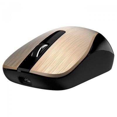 

Мышь беспроводная Genius ECO-8015, 1600dpi, оптическая светодиодная, Wireless, USB, золотистый (31030005400), ECO-8015