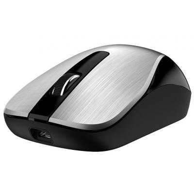 

Мышь беспроводная Genius ECO-8015, 1600dpi, оптическая светодиодная, USB, серебристый (31030005401), ECO-8015