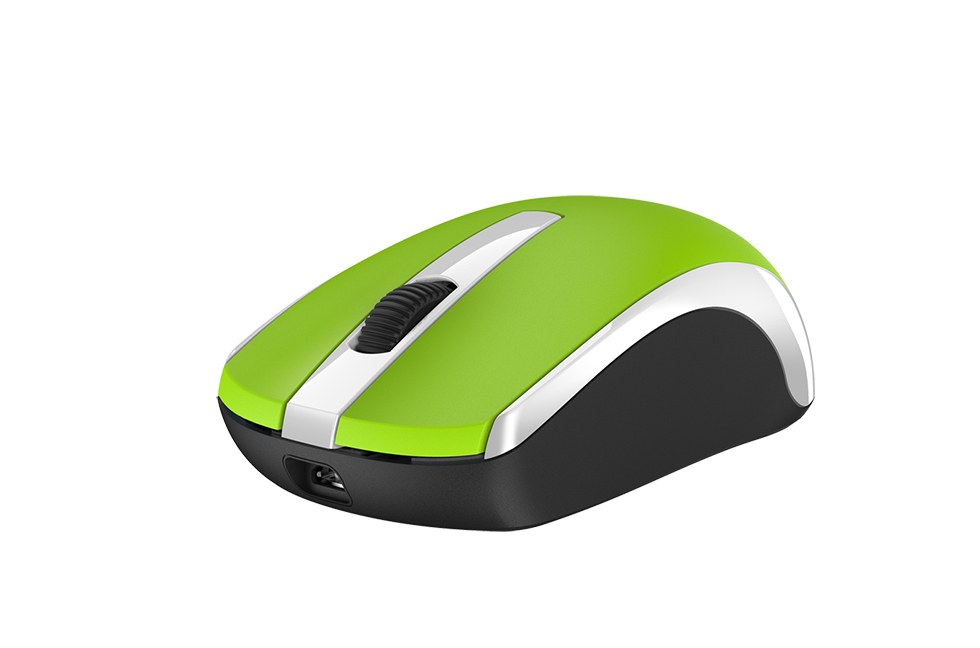 

Мышь беспроводная Genius ECO-8100, 1600dpi, оптическая светодиодная, USB, зеленый (31030004404), ECO-8100