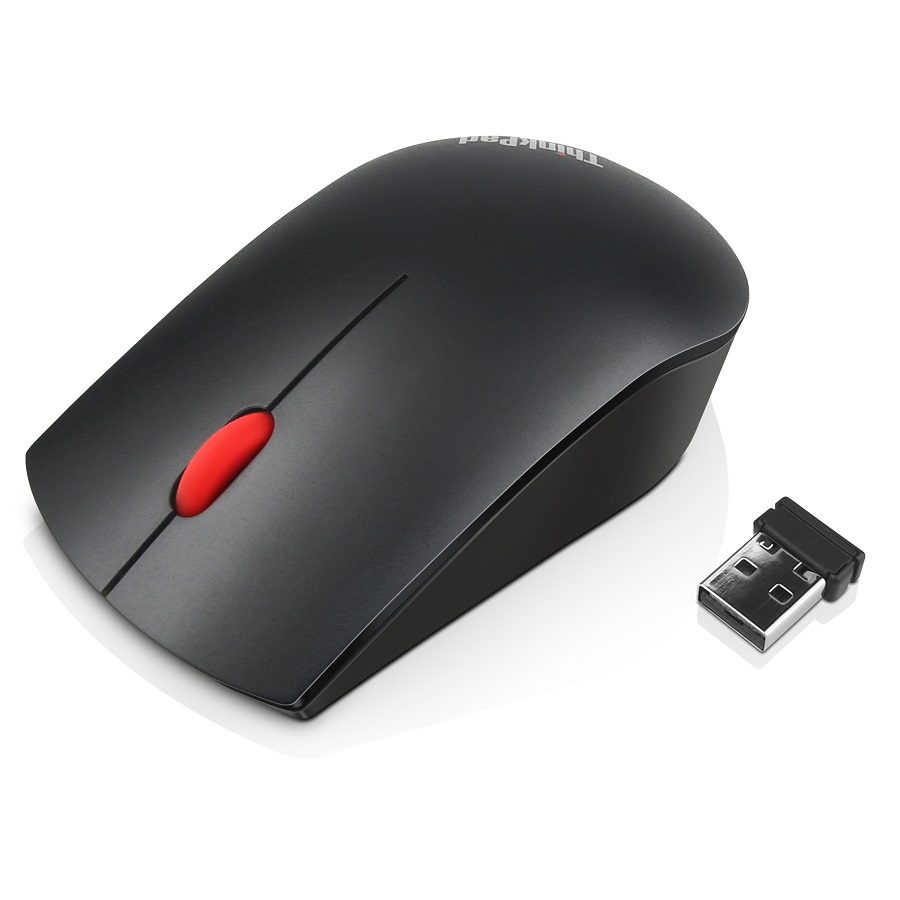

Мышь беспроводная Lenovo ThinkPad Essential, 1200dpi, оптическая светодиодная, Wireless, USB, черный (4X30M56887), ThinkPad Essential