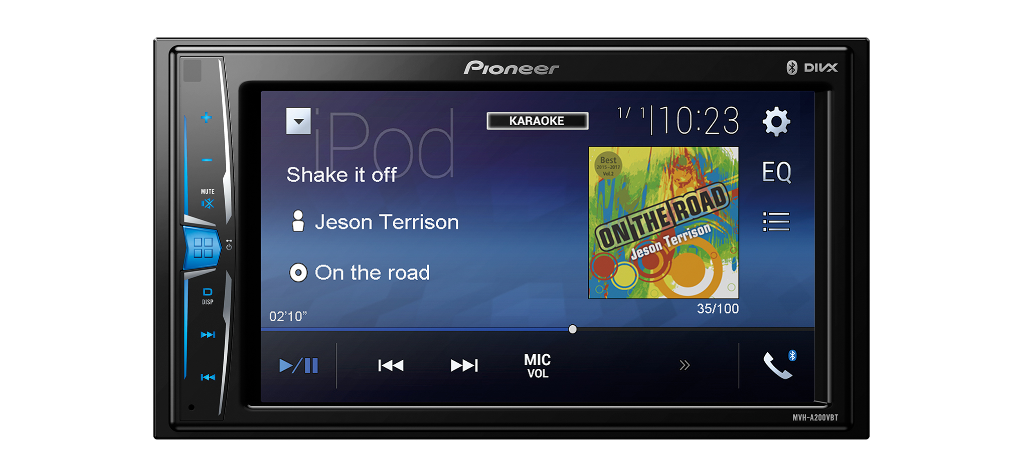 Автомагнитола Pioneer MVH-A200VBT