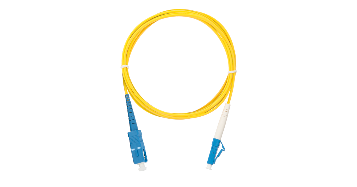 Патч-корд оптический NIKOMAX NMF-PC1S2C2-SCU-LCU-001 1 м