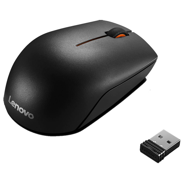 

Мышь Lenovo 300 Consumer, 1000dpi, оптическая светодиодная, Wireless, USB, черный (GX30K79401), 300 Consumer