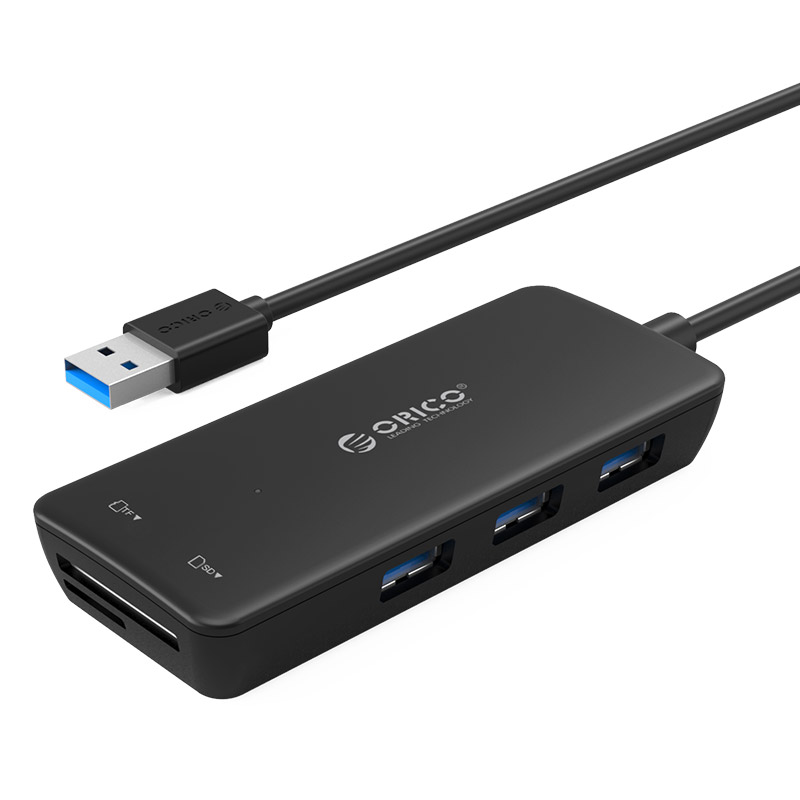 

Концентратор Orico H3TS-U3-BK, 3xUSB 3.0, черный, H3TS-U3-BK