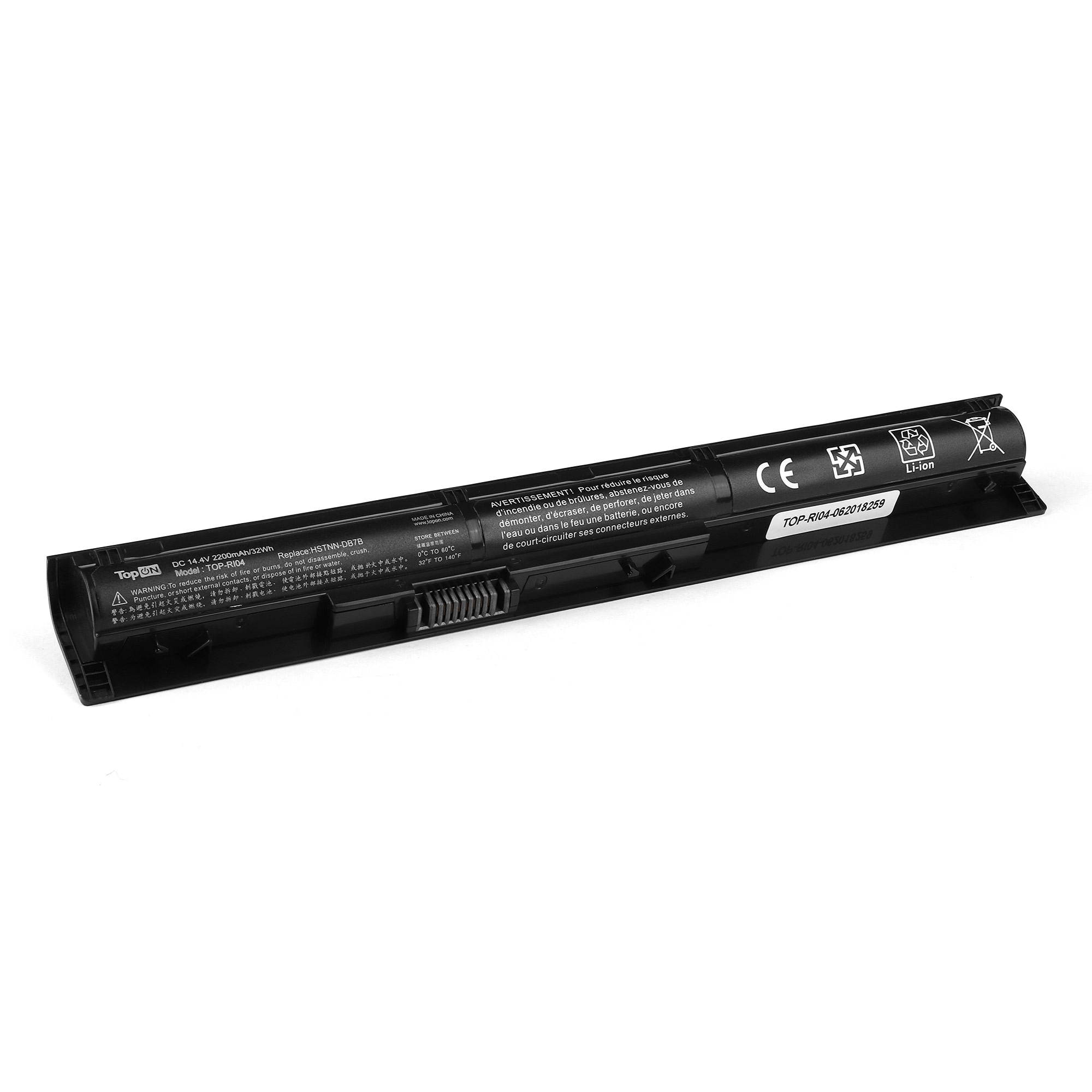 Аккумуляторная батарея TopON для HP ProBook 450 G3, 455 G3, 470 G3, Envy 15 Series. 14.4V 2200mAh 32Wh. (TOP-RI04)