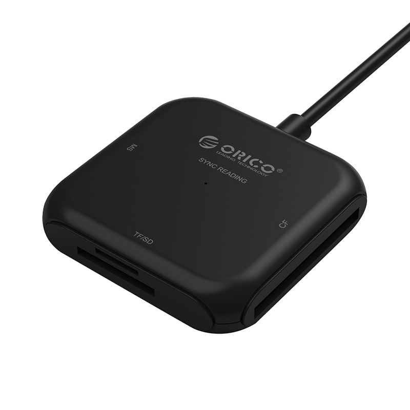 

Картридер Orico внешний, мультиформатный, USB 3.0, черный (CRS31-BK), CRS31-BK