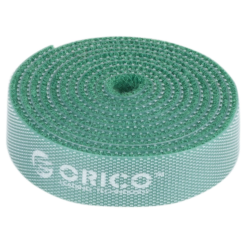 Стяжка-липучка Orico, 1000мм x 1.5см, зеленый (CBT-1S-GR)