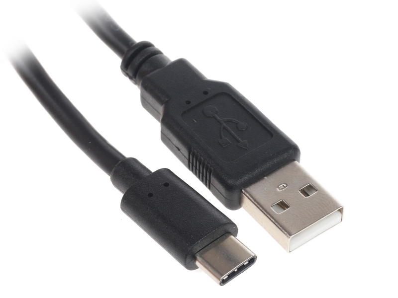 Кабель USB-USB Type-C 2.0, Sven, 0.5m, черный (SV-015800)