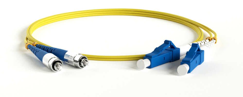 Патч-корд оптический Hyperline FC-9-FC-LC-UPC-10M/FC-D2-9-FC/UR-LC/UR-H-10M-LSZH-YL