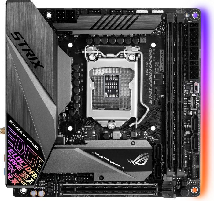 Материнская плата ASUS ROG STRIX Z390-I GAMING, Socket1151v2, Intel Z390, mini-ITX