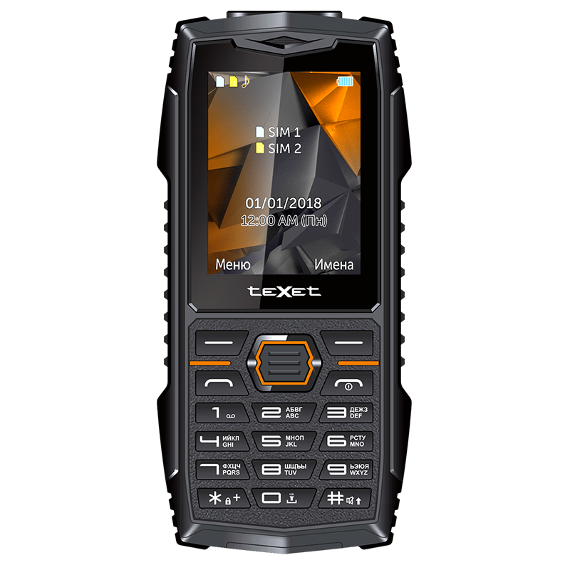 

Мобильный телефон teXet TM-519R, 2.4" 320x240 TN, BT, 2-Sim, 1700mAh, черный/красный, TM-519R