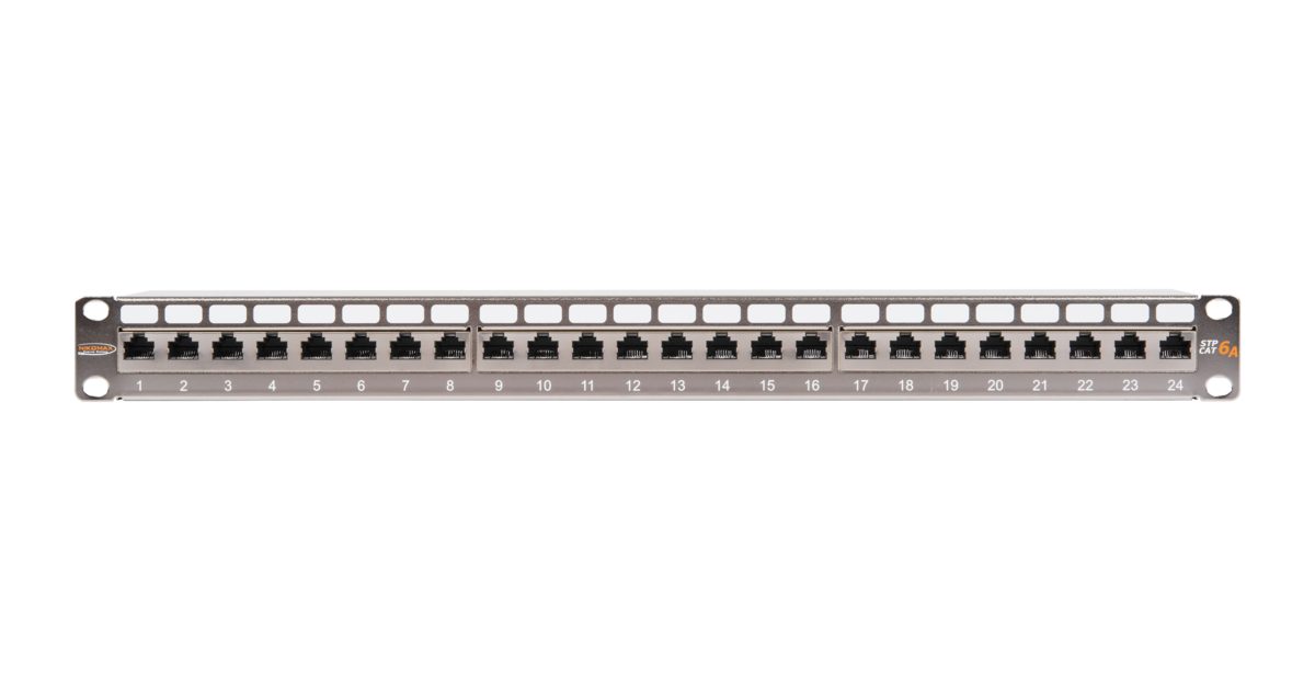 

Патч-панель в шкаф 19" 1U, порты: 24 x RJ-45 кат. 6a, экранированная, органайзер, металлик (никель), NMC-RP24SA2-1U-MT, NIKOMAX, NMC-RP24SA2-1U-MT