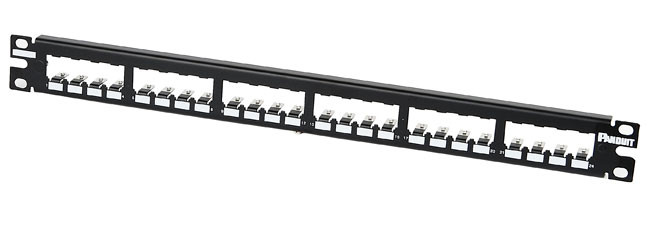 

Патч-панель в шкаф 19" 1U, порты: 24, черный, PANDUIT (CP24BLY)