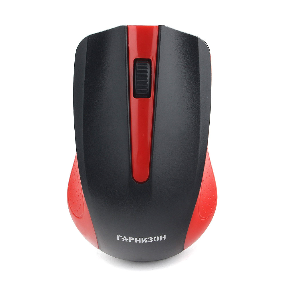 

Мышь беспроводная Гарнизон GMW-430R, 1200dpi, оптическая светодиодная, USB, черный/красный, GMW-430R