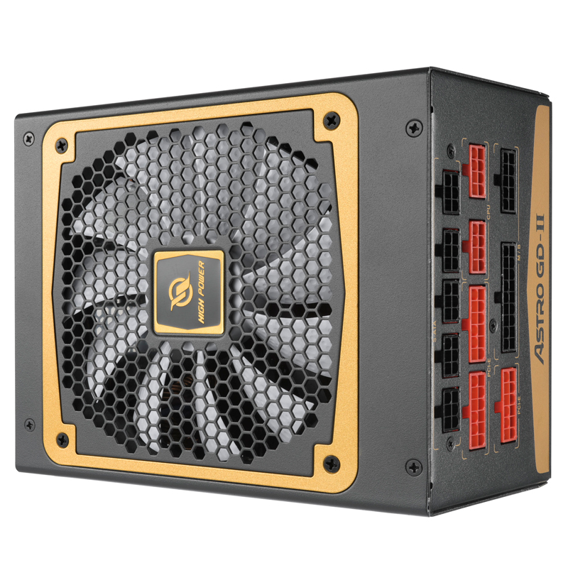 

Блок питания 1.35 кВт ATX HIGH POWER Astro GD-II AGD-1350F, 135 мм, 80 Plus Gold (HPV-1350GD-F14C), Astro GD-II AGD-1350F