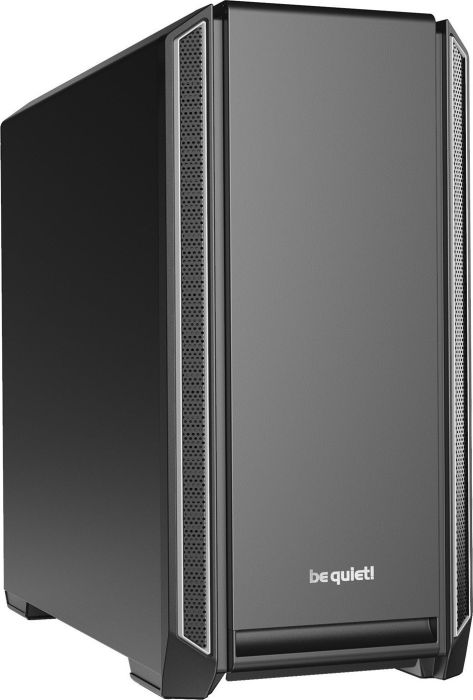 

Корпус be quiet! SILENT BASE 601 Silver, EATX, Midi-Tower, 2xUSB 3.0, черный/серебристый, Без БП (BG027), SILENT BASE 601 Silver