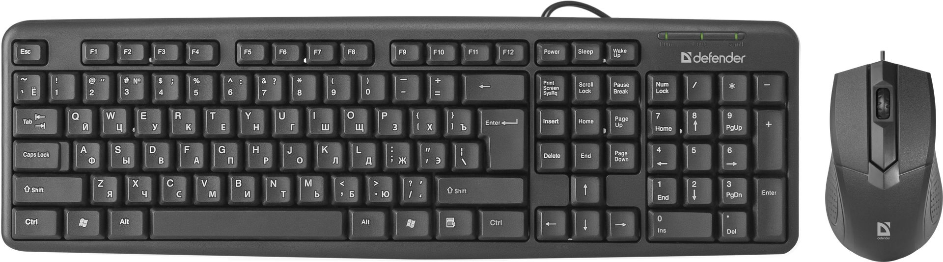 Клавиатура + мышь Defender Dakota C-270, USB, черный