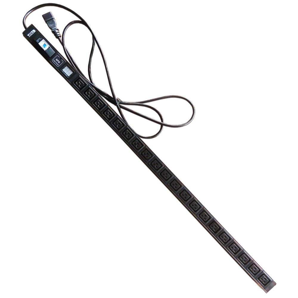 

Блок розеток (PDU) TWT TWT-PDVI-20C9-C0, 1U, кол-во розеток:20 (20xC19), 16А, черный, TWT-PDVI-20C9-C0