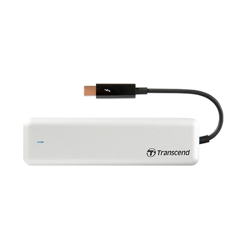 

Внешний твердотельный накопитель (SSD) Transcend 480Gb JetDrive 855, Thunderbolt, серебристый (TS480GJDM855), TS480GJDM855