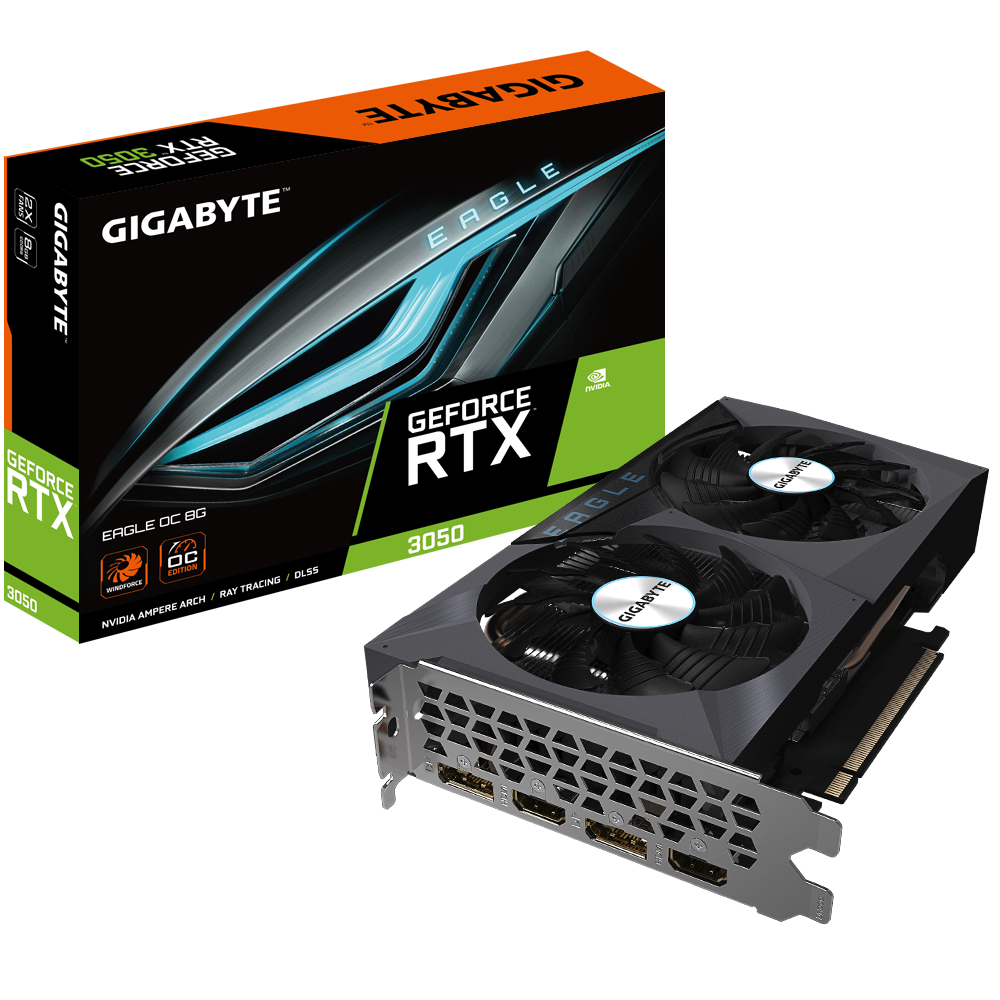 Видеокарты GIGABYTE серии GeForce RTX 3050 8G - новости е2е4 в Иркутске