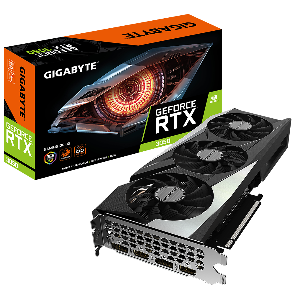 Видеокарты GIGABYTE серии GeForce RTX 3050 8G - новости е2е4 в Иркутске