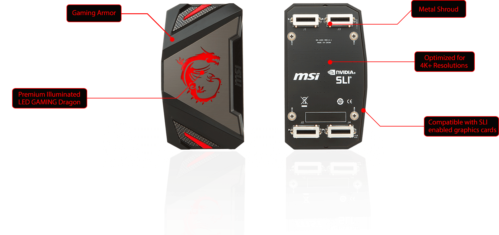 Мостик MSI 2Way SLI HB Bridge для видеокарт GeForce GTX - новости е2е4 в  Омске