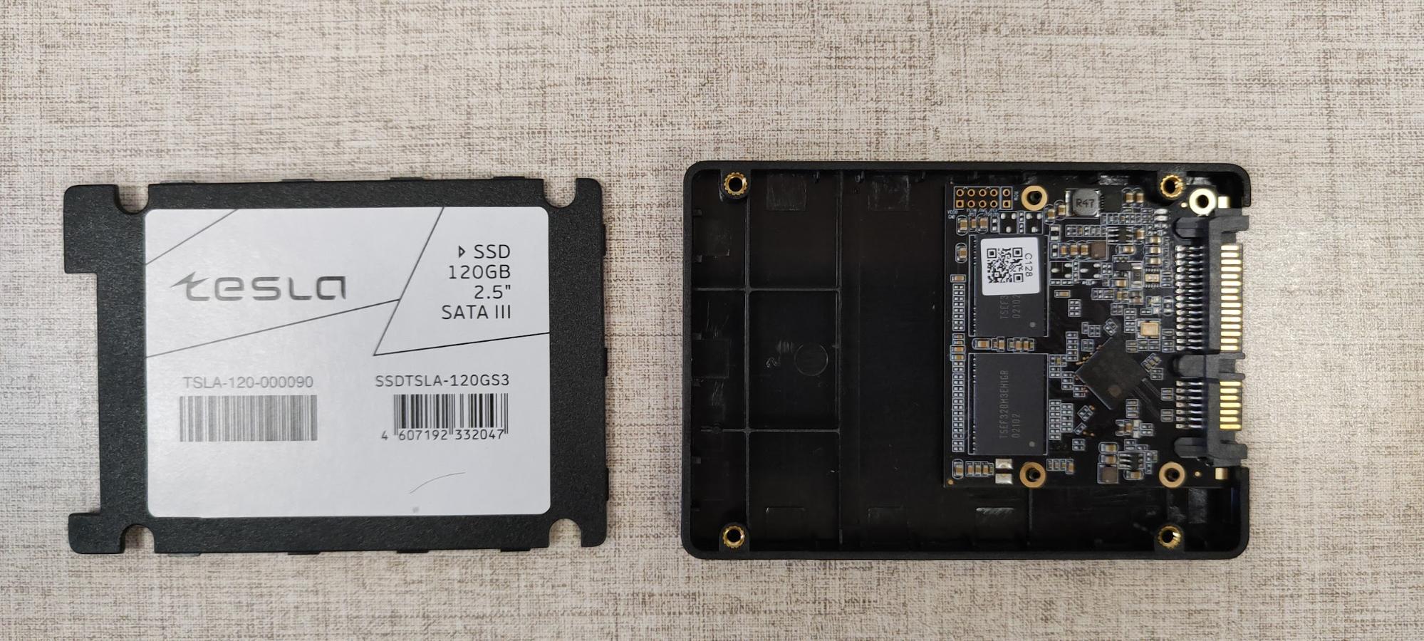 Обзор SSD TESLA 120 GB: батарейка для «севшего» компьютера